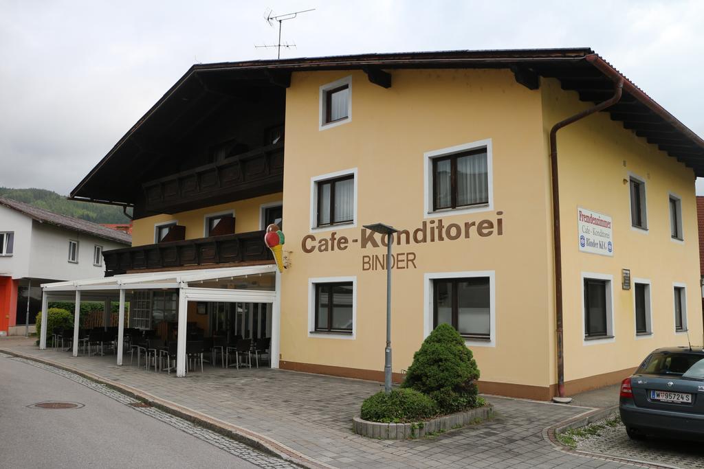 Hotel Konditorei Binder Mitterdorf im Mürztal Exterior foto